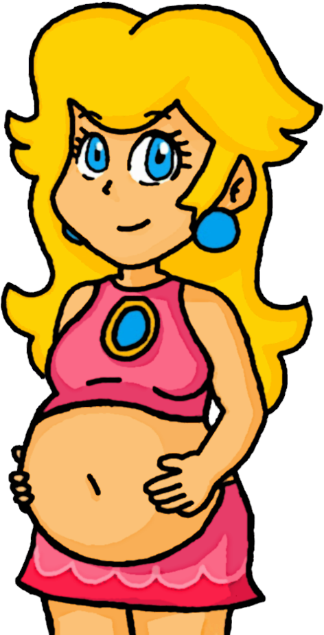 Pregnant Princess Peach By Emeffy - Princess Peach (775x1030)