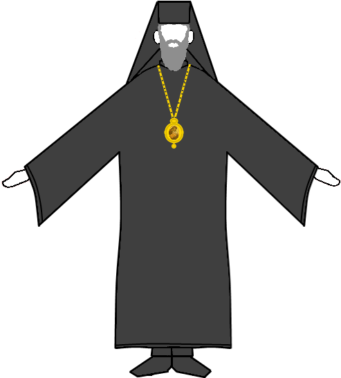 A Bishop Dressed In An Riassa And Wearing A Klobuk - Modern Day Pharisees (495x576)