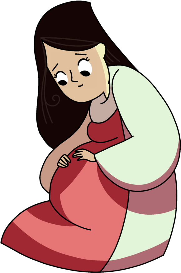 Bronach's Belly By Ms-chemi - Cartoon (718x1112)