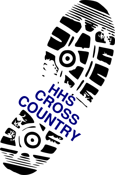 Hhs Cross Country Clip Art - Clip Art Cross Country Run (390x592)