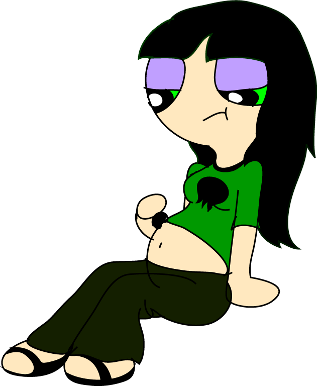 Pregger Buttercup Commission By Purfectprincessgirl - Powerpuff Girls Pregnant Buttercup (631x768)