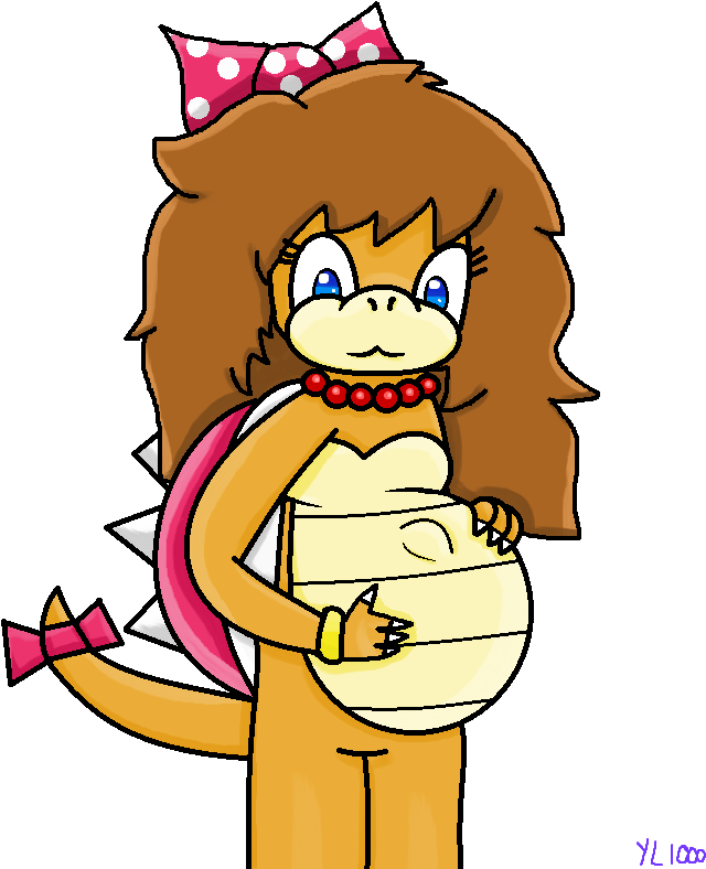 [pc] Pregnant Wendy O - Wendy O Koopa Vore (692x796)