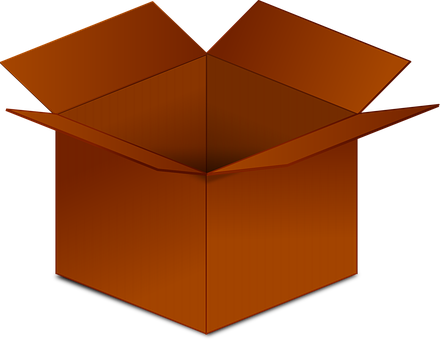 Box, Cardboard Box, Cardboard, Brown - Box Clipart (440x340)