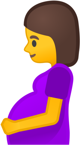 Google - Pregnant Emoji Transparent (512x512)