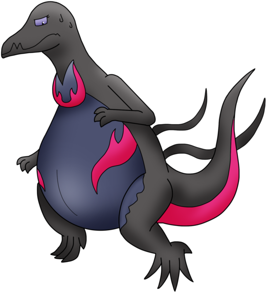 Preggy Salazzle By Theguynooneremembers - Drawing (600x611)