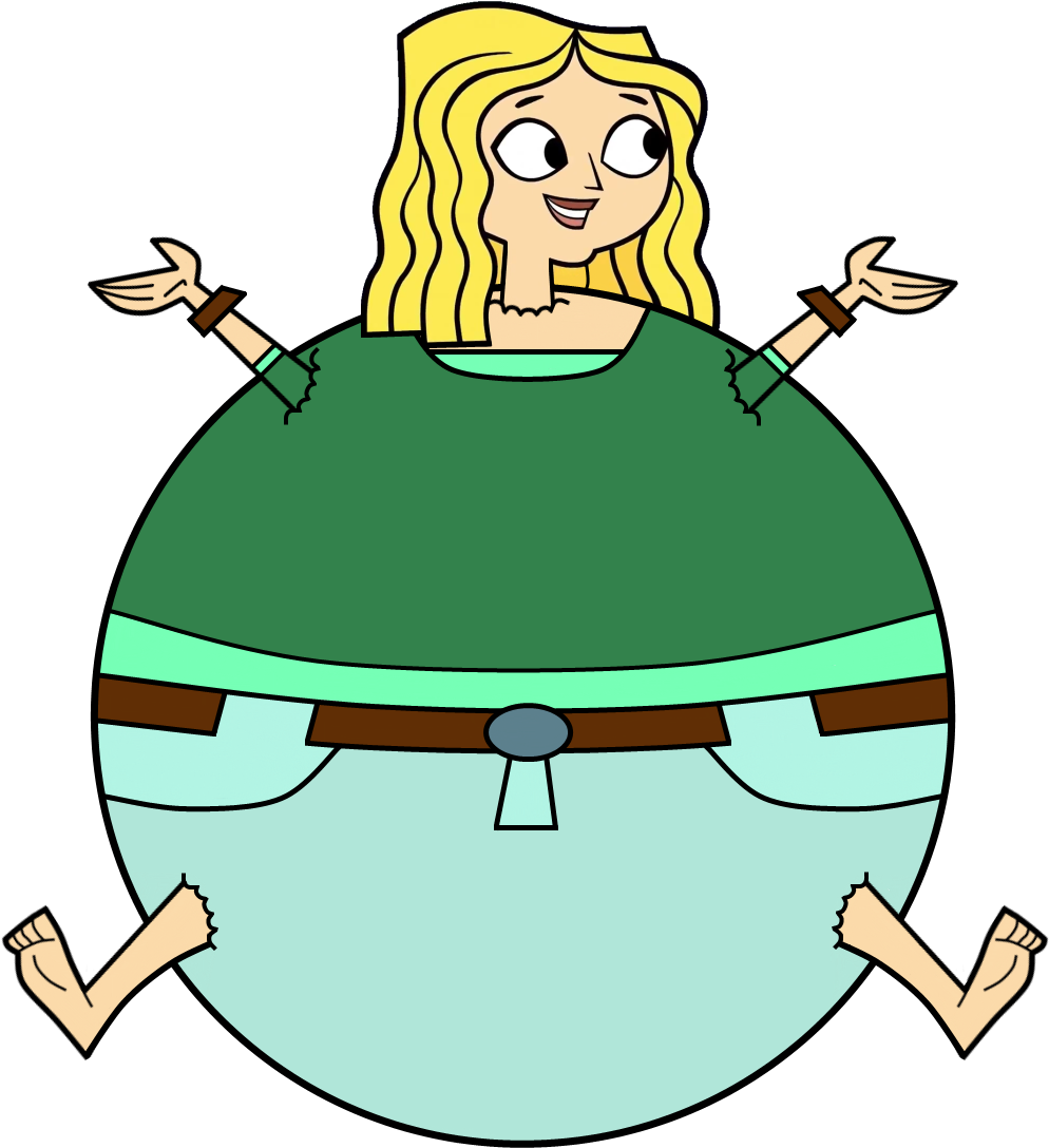 Tdgirlsfanforever 45 91 Carrie's Big Ball Belly By - Total Drama Carrie Ball Belly (1040x1135)