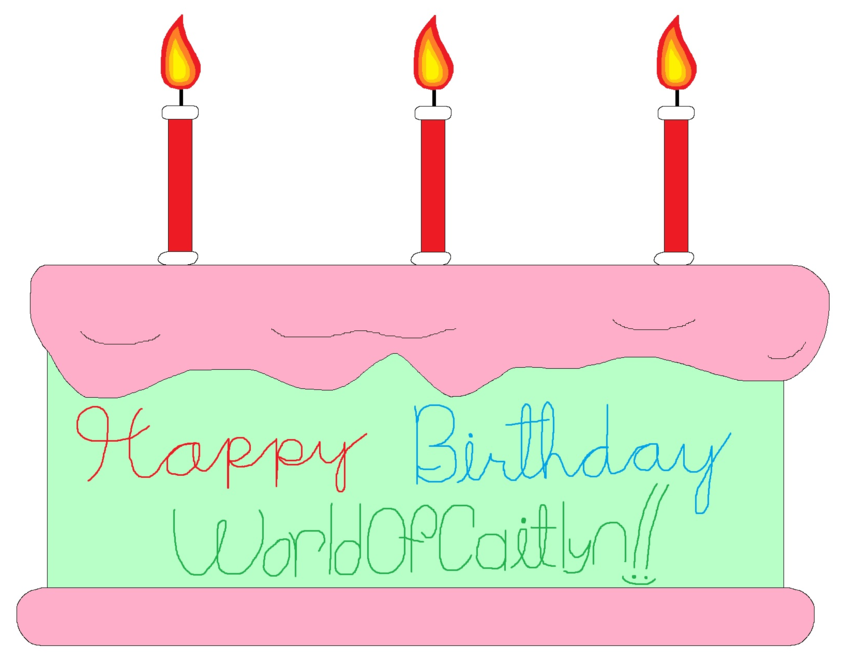 Worldofcaitlyn Birthday Cake By Tarzanwothaz - Birthday Cake (1024x755)