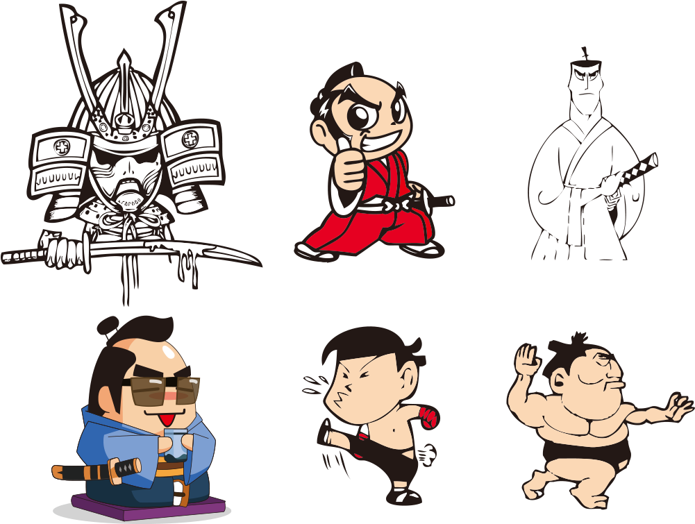 Samurai Clip Art - Samurai Clip Art (1000x1000)