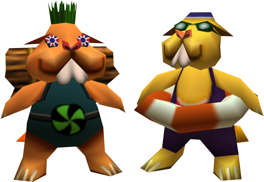 Beaver Brothers - Majora's Mask Beaver Race (916x618)