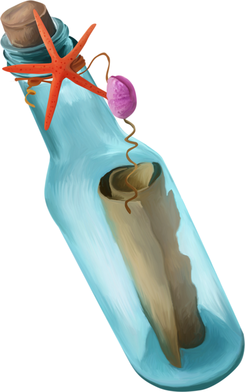 Message In A Bottle Clip Art - Message In A Bottle Clip Art (499x800)