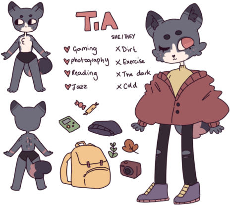 Ref For My New Oc <3 - Drawing (500x429)