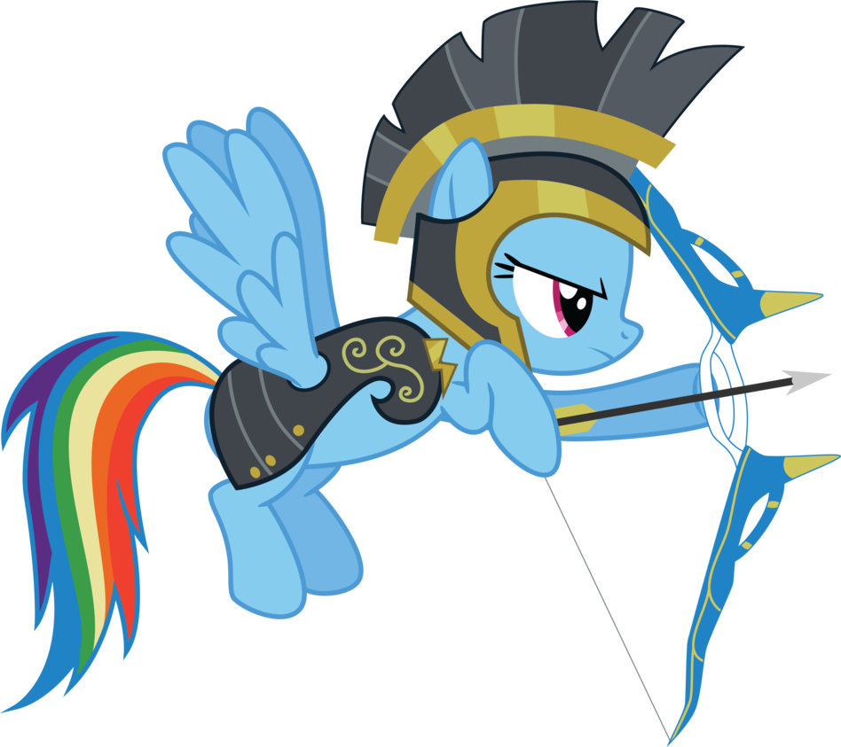 Commander Hurricane With Bow By Ivanspacebiker - Little Pony Friendship Is Magic (948x843)