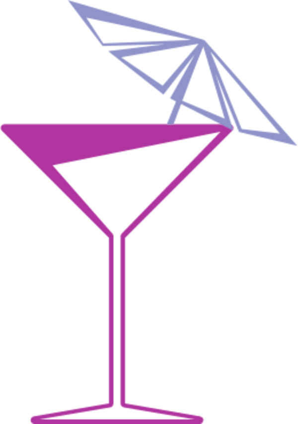Vector Clip Art - Martini Glass (600x854)