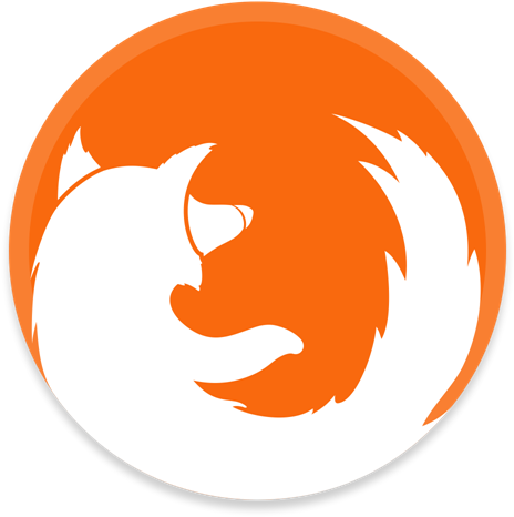 Firefox White Icon Png (512x512)