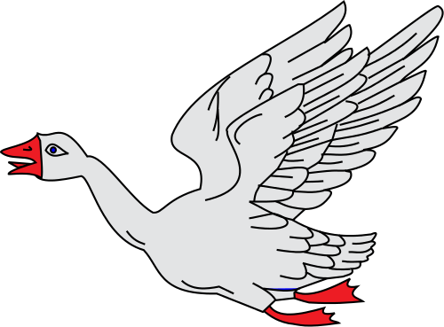 This Image Rendered As Png In Other Widths - Flying Goose Png (1280x944)