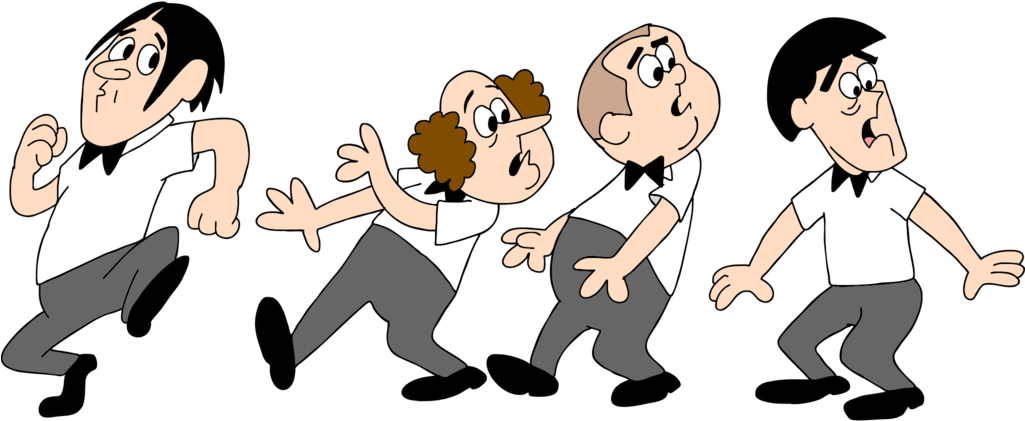 The Four Stooges Cartoon By Superzachbros123 - Cartoon (1024x576)