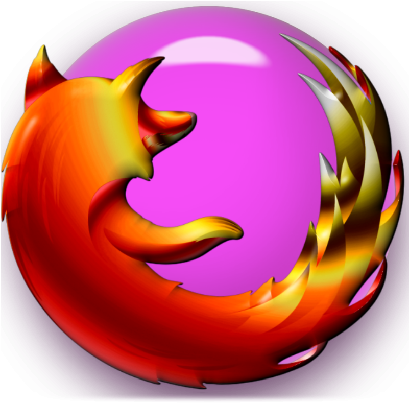Firefox Pink Gumball Icon - Mozilla Firefox Logo Pink (800x800)