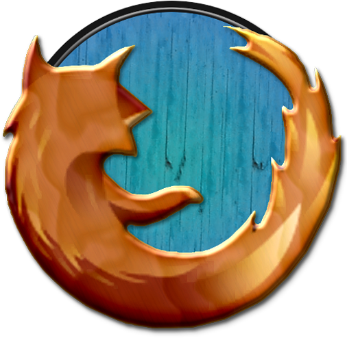 Ernie's Firefox - Firefox Icon Png Wood (512x512)