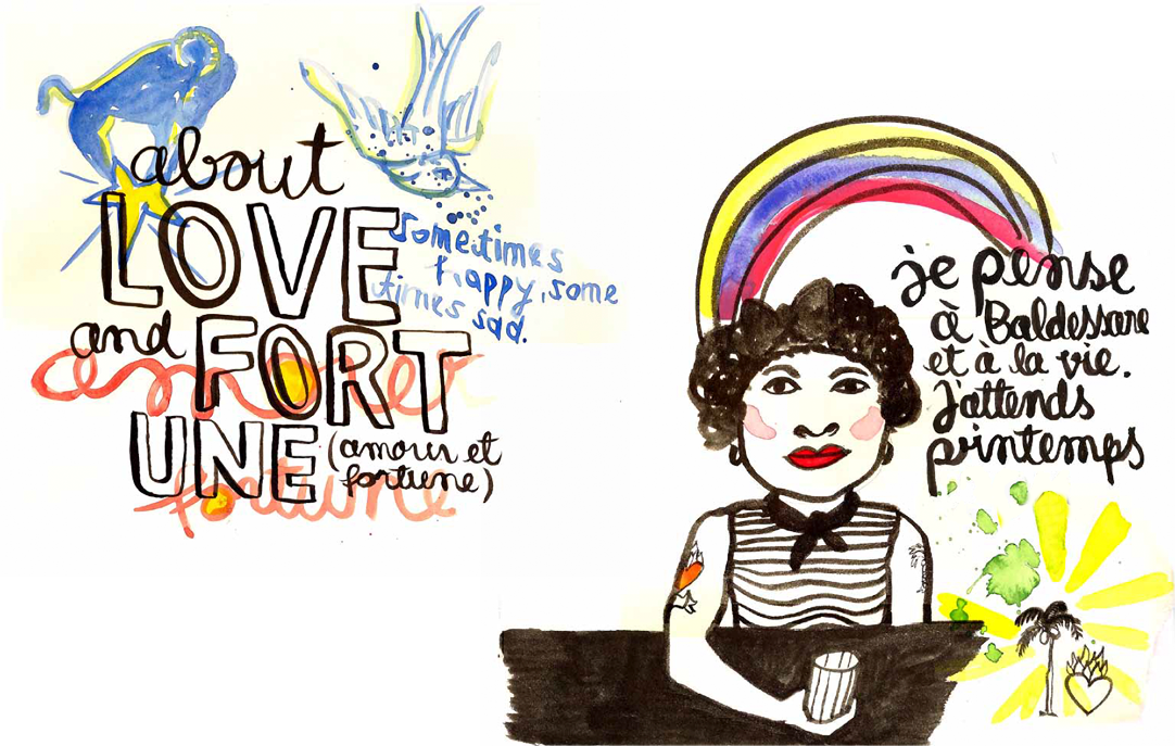 Rainbowlady </p> - Illustration (1082x687)