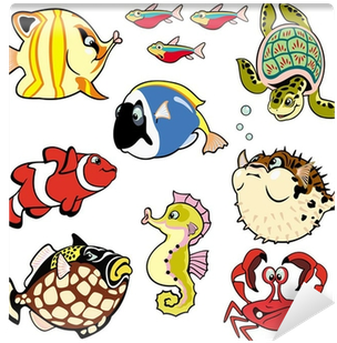 Vector Sea Animals Free Download (400x400)