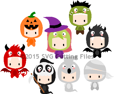 Free Trick Or Treaters Png (400x330)