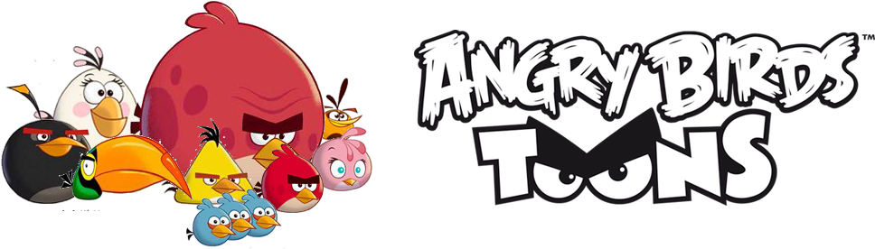 Angry Birdstoons Size Family - Angry Birds Size (1050x300)