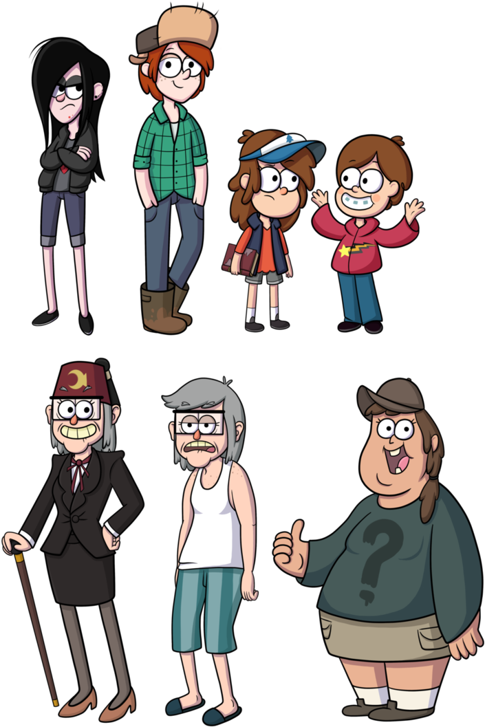 Http - //www - Deviantart - Com/art/gravity Falls R63 - Gravity Falls Grown Up (738x1083)
