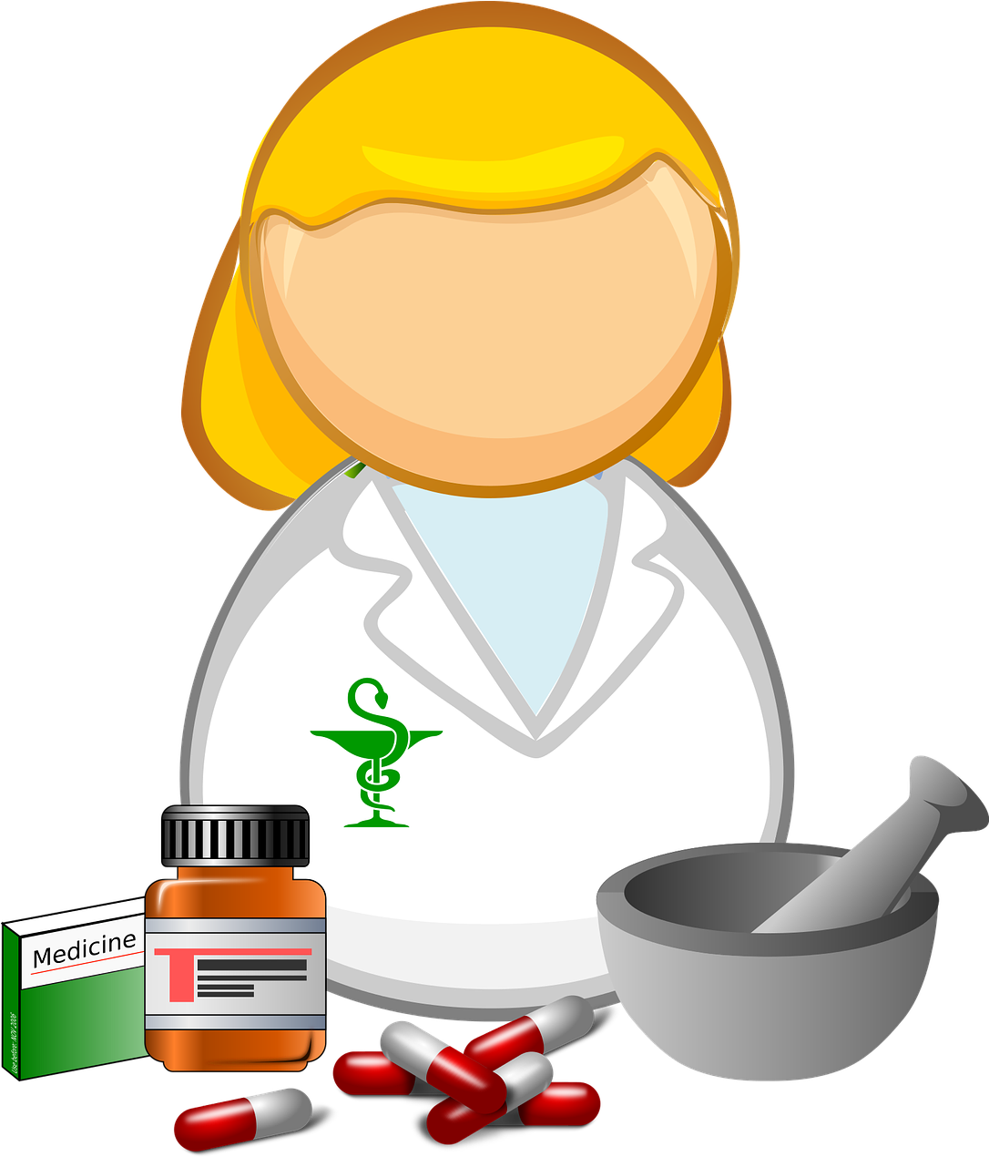 Most People Know That A Pharmacist Is A Licensed Medical - Pharmacist Png (1085x1280)