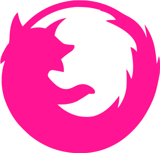 Firefox Logo Black And White (512x512)