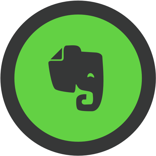 Evernote Icon, Evernote Character - Portrait Of A Man (512x512)