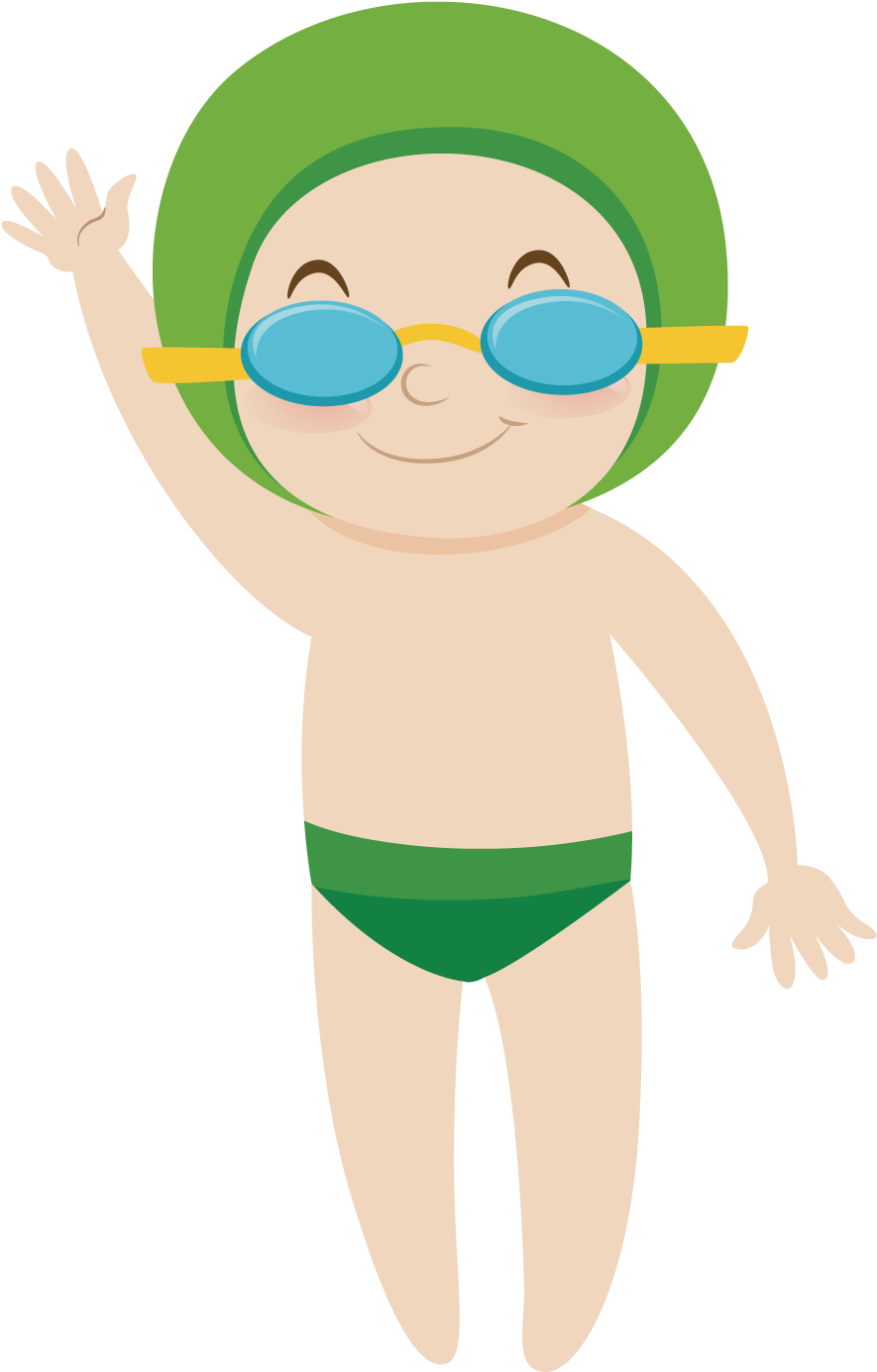 Glasses Swimming Illustration - Swimming (1500x1501)