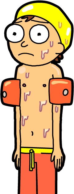 Swimmer Morty - Pocket Mortys (300x650)