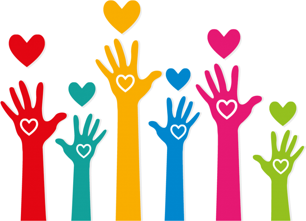 Give Your Helping Hand To One Who Need It - Volunteer Vector Png (1024x730)