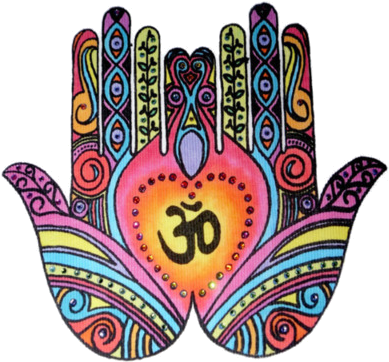 Reiki Healing Hands - Om Hamsa (400x418)
