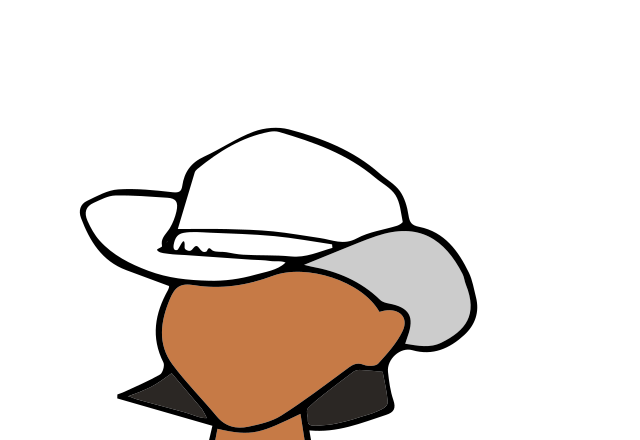 Cowboy Hat Template 5, Buy Clip Art - Cowboy Hat (640x440)