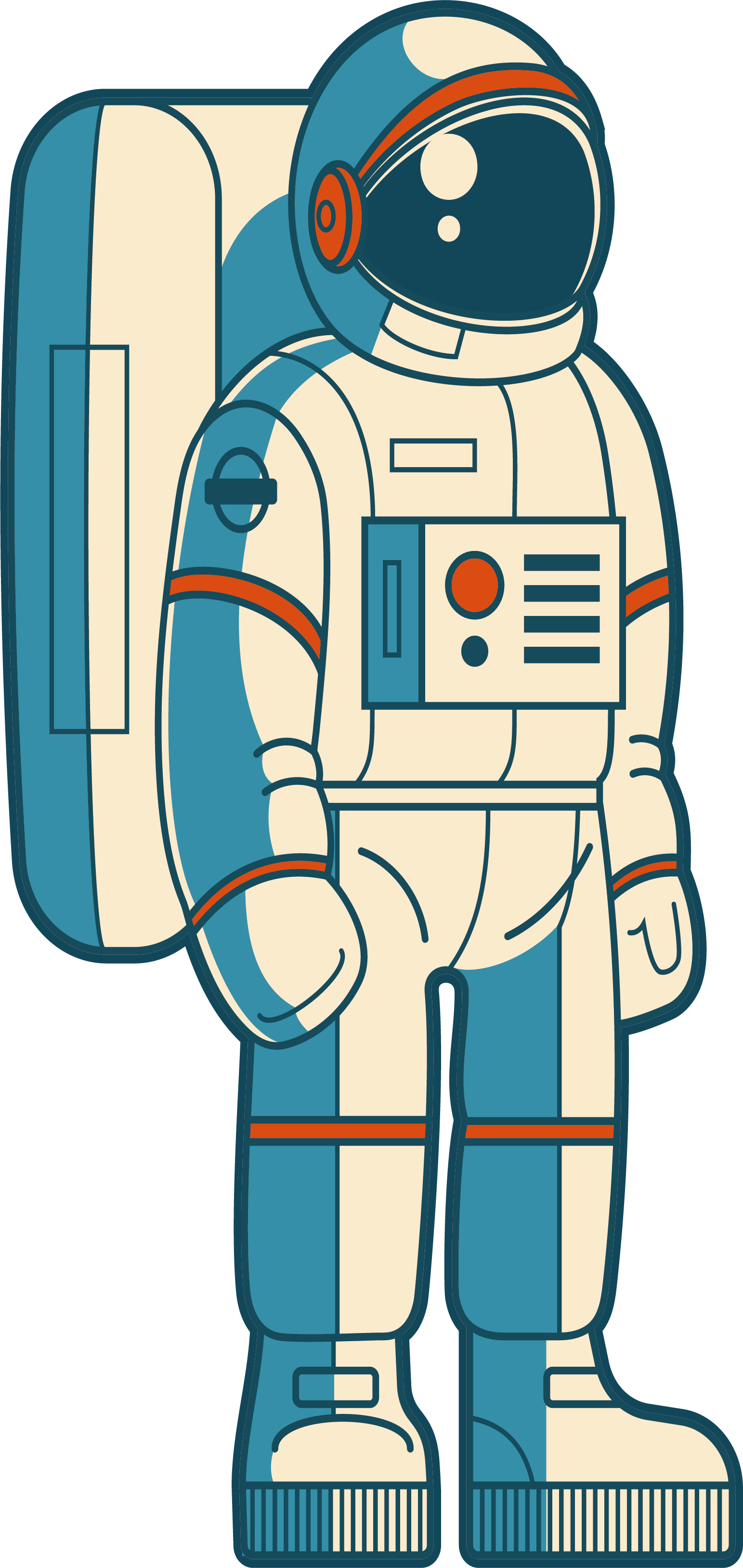 Astronaut Outer Space Clip Art - Astronautas De Cuerpo Completp.