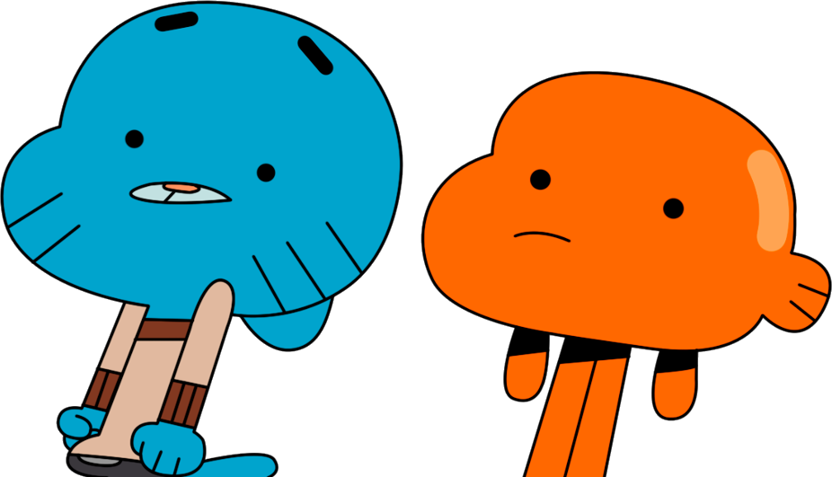Surprised-shocked Gumball And Darwin By Josael281999 - Gumball Render (926x531)
