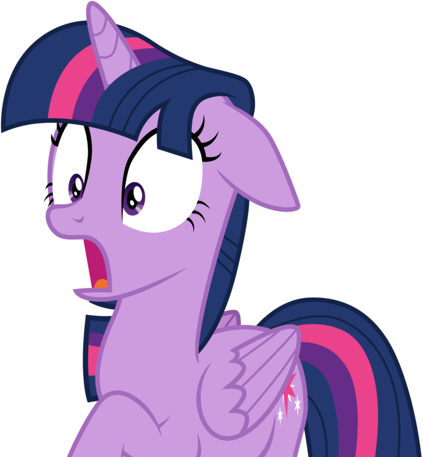 Shocked Twilight By Cloudyglow - My Little Pony: Friendship Is Magic (861x929)