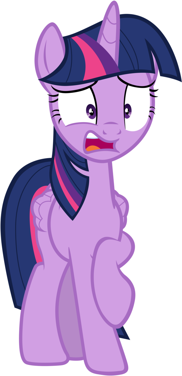 Twilight Shocked By Tardifice - Mlp Twilight Sparkle Shocked (632x1264)