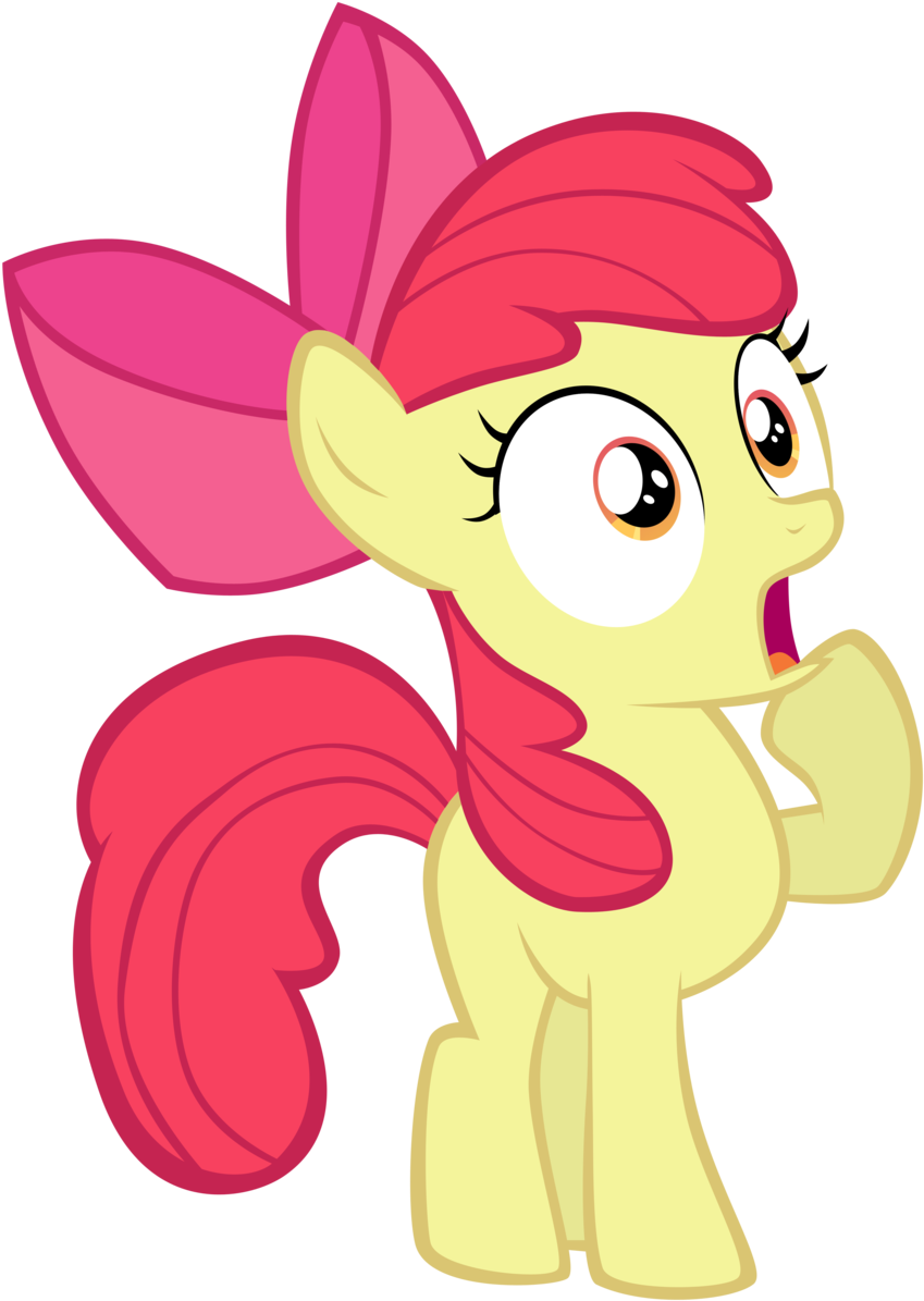 Shocked Applebloom Vector By Togekisspika35 - Mlp Applebloom Shocked (900x1211)