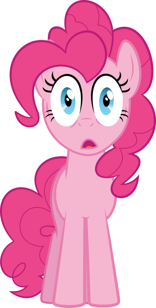Pinkie Pie Is Shocked By Trildar - My Little Pony Pinkie Pie Shocked (637x1253)