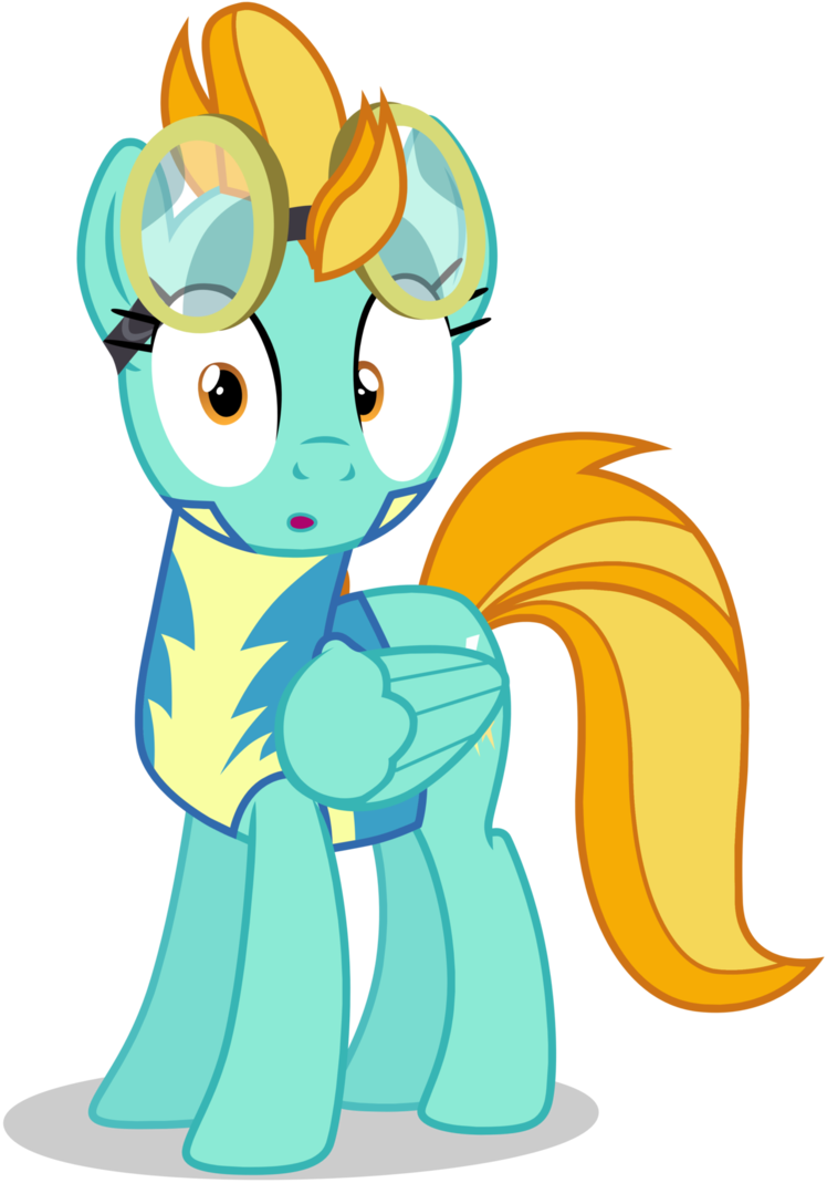 Wonderbolt Cadet Shocked - Mlp Fim Lightning Dusk Fanfiction (748x1069)