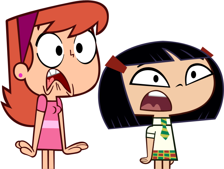 Vana And Kitty Shocked By 100latino - Kitty Ko And Vana Glama (805x598)
