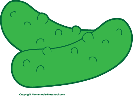 Pickles Clipart Two - Clip Art (425x307)