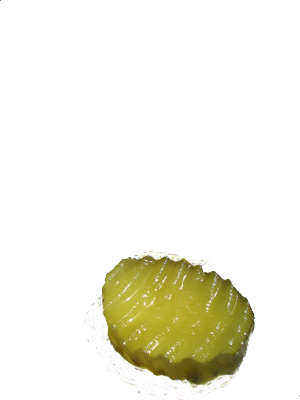 Sliced Cucumbers Png Refrigerator Hamburger Dill Pickle - Horned Melon (300x400)