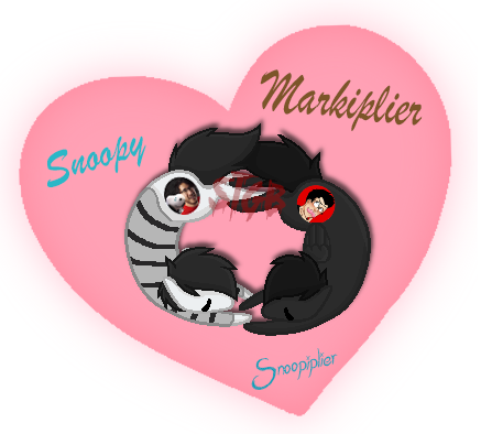 Snoopy And Mark - Blue Moon (437x394)