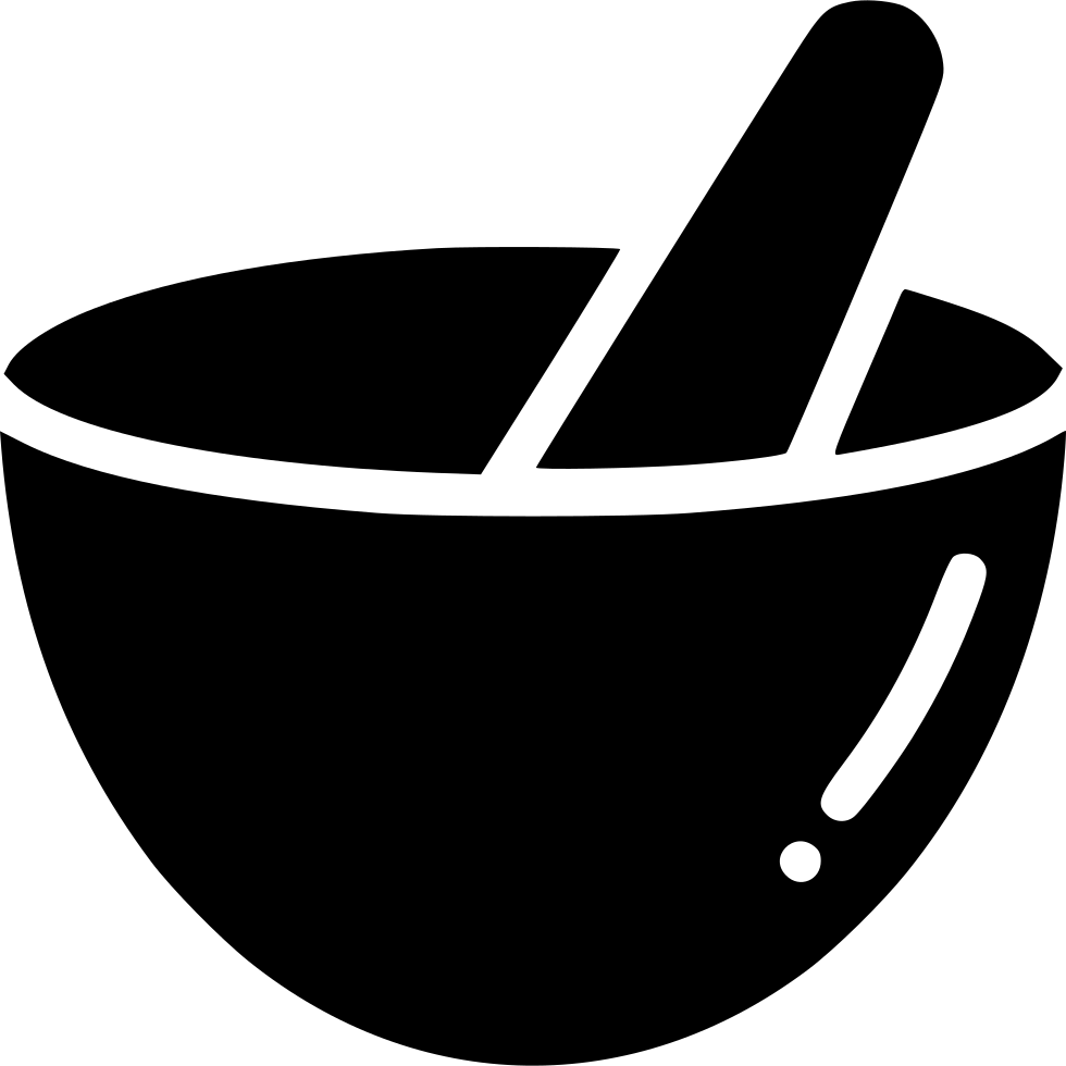 Mortar Pestle Hand Grind Mix Bowl Comments - Mortar And Pestle Icon (980x980)