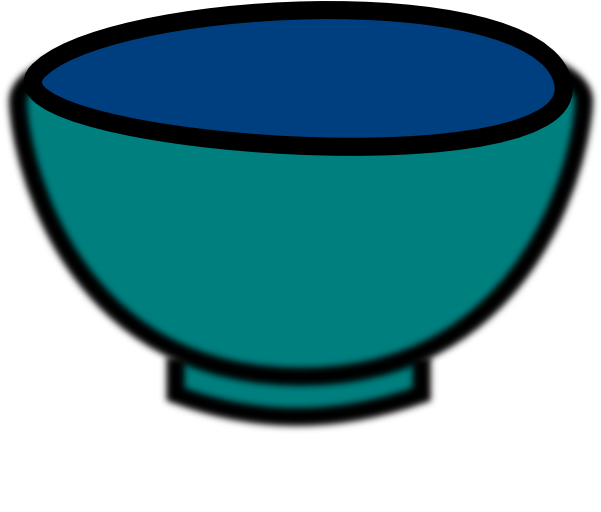 Bowl Clip Art At Clker Com Vector Clip Art Online Royalty - Circle (600x529)