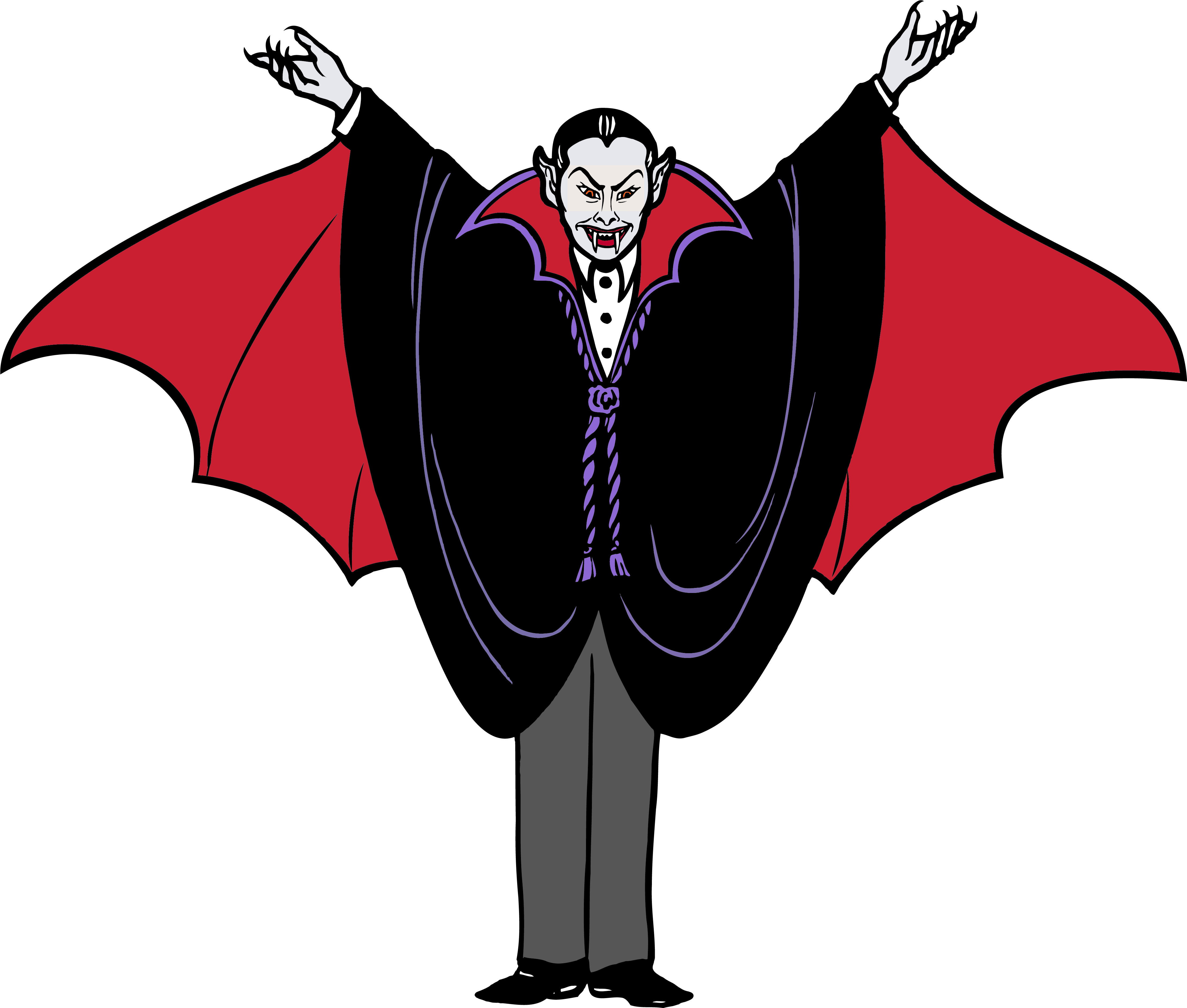 Vampire Clipart - Vampire Suit Clipart (4576x4143)
