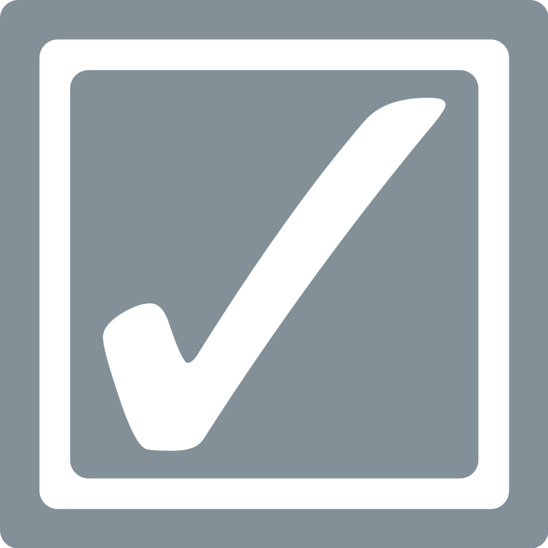 File - Slate Checkbox-checked - Svg - Wikimedia Commons (768x768)